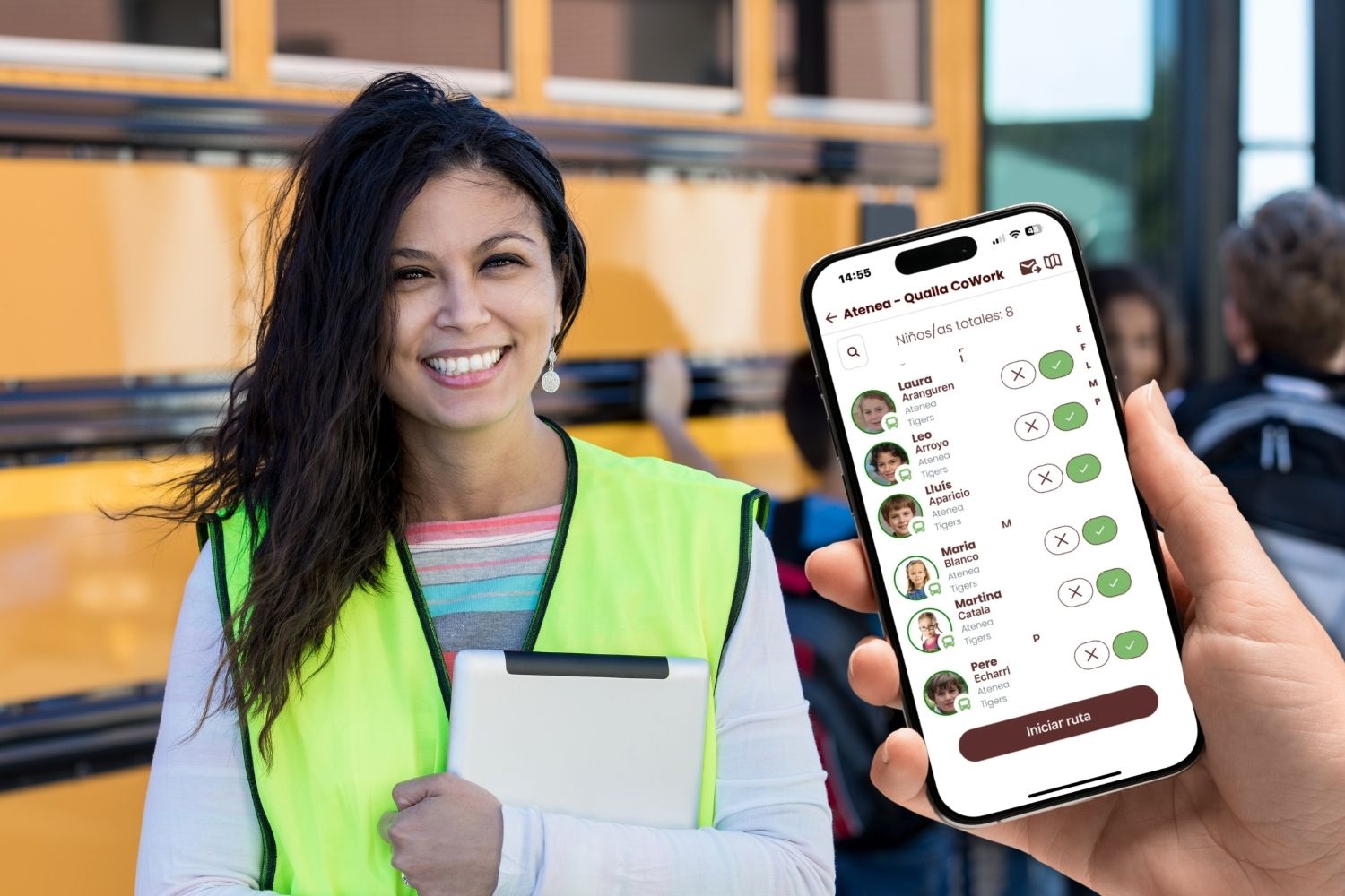 Monitora autocar Qualla Bus